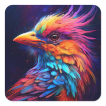 Kleurrijke tropische vogel