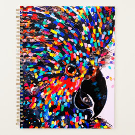 Kleurrijke Tropische Vogel Wanddecoratie in Expres Planner