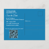 Kleurrijke tropische vogels en levendige weelderig aankondigingskaart (Achterkant)