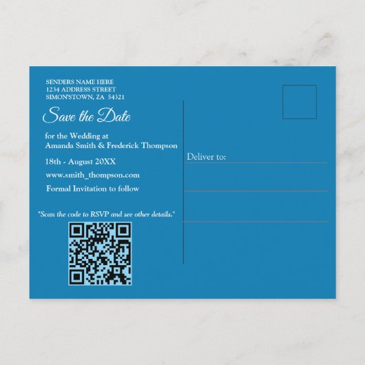 Kleurrijke tropische vogels en levendige weelderig aankondigingskaart (Achterkant)