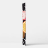 Kleurrijke tropische vruchten, zwarte achtergrond. Case-Mate iPhone case (Achterkant / Rechts)