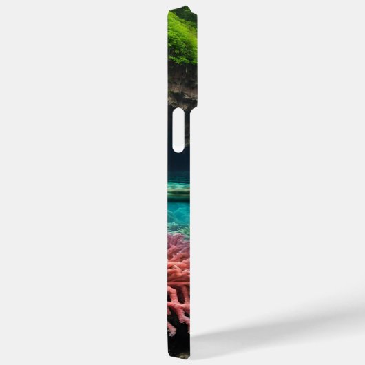 Kleurrijke tropische waterval Case-Mate iPhone case (Achterkant / Rechts)