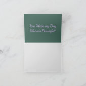 Kleurrijke Tropische Waterverf Bloemen Bedankkaart (Binnen)