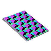 Kleurrijke tropische Zeeen schildpad Notitieboek (Rechterzijde)