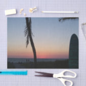 Kleurrijke tropische zon op tissuepapier (Craft)