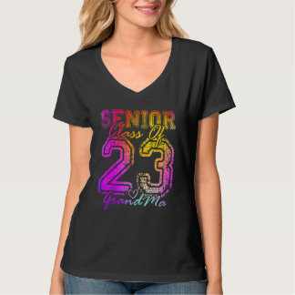 Kleurrijke Trots Oma Schattig Hart Afgestudeerd Se T-shirt