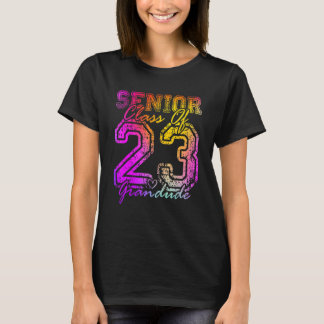 Kleurrijke Trots Opa Schattig Hart Afgestudeerd Ou T-shirt