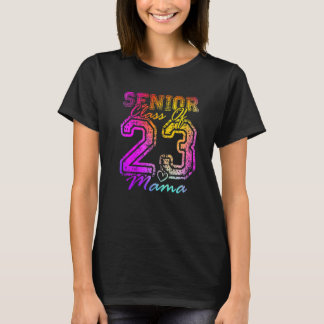 Kleurrijke Trotse Mama Schattig Hart Afgestudeerd  T-shirt