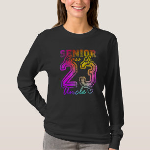 Kleurrijke Trotse Oom Schattig Hart Afgestudeerde  T-shirt