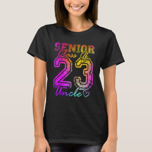 Kleurrijke Trotse Oom Schattig Hart Afgestudeerde  T-shirt