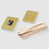 Kleurrijke Trouwceremonie Programma Hand Fan Handwaaier (Niet-gemonteerd)