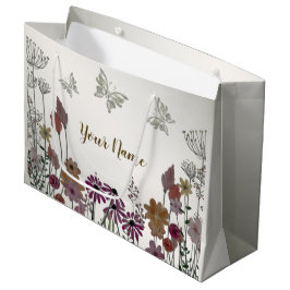 Kleurrijke Tuin Bloemen Vlinders Natuur Rustiek Groot Cadeauzakje