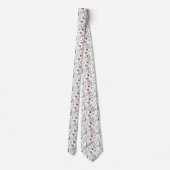 Kleurrijke tuin Bloemen Wildflower Spring Meadow Stropdas (Achterkant)