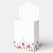 Kleurrijke tuin Boho Wildbloemen Favor Box Bedankdoosjes (Geopend)