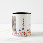 Kleurrijke Tuin Boho Wildflower Moederdag Mok (Center)