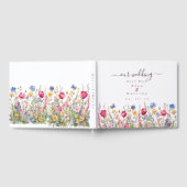 Kleurrijke tuin Boho Wildflowers Gastenboek (Volledig)