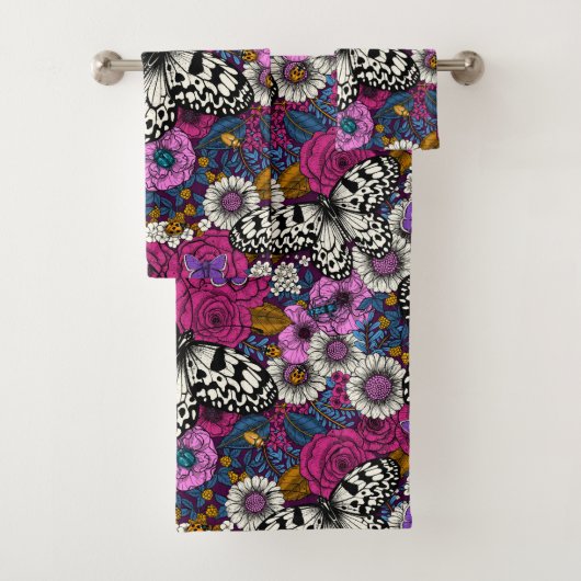 Kleurrijke tuin II Bad Handdoek (Insitu)