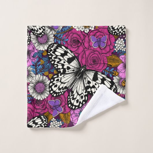 Kleurrijke tuin II Bad Handdoek (Wasdoekje)