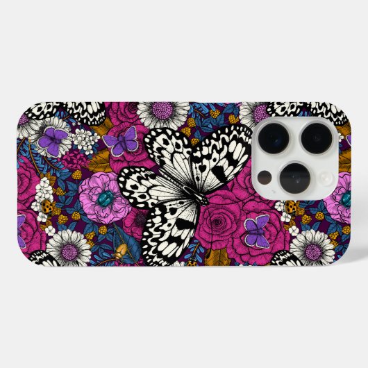 Kleurrijke tuin II Case-Mate iPhone Case (Achterkant (horizontaal))