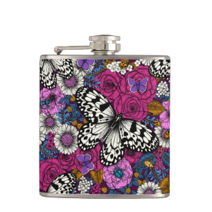 Kleurrijke tuin II Heupfles