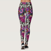 Kleurrijke tuin II Leggings (Achterkant)