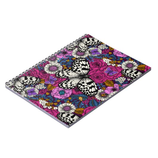 Kleurrijke tuin II Notitieboek (Linkerzijde)