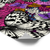 Kleurrijke tuin II Poster (Hoek)