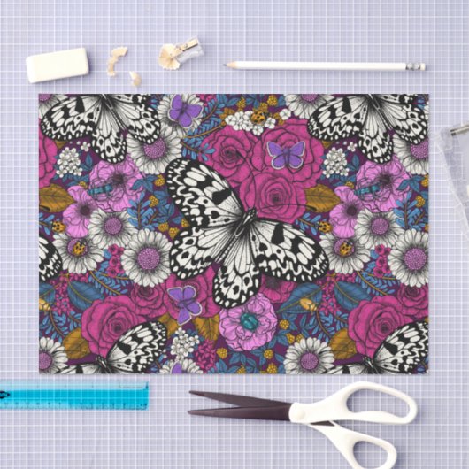 Kleurrijke tuin II Tissuepapier (Craft)