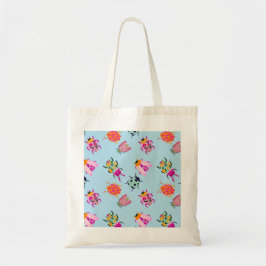 Kleurrijke Tuin Kevers  blauwe boodschappentas  Tote Bag