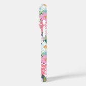 Kleurrijke Tuin Met Monogram Case-Mate iPhone Case (Achterkant / Links)