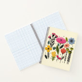 Kleurrijke tuin notitieboek (Binnen)