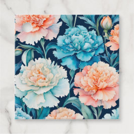 Kleurrijke Tuinbloemen Kunst Cadeaublaadjes Bedankjes Labels