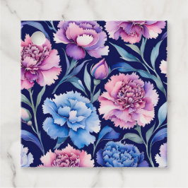 Kleurrijke Tuinbloemen Kunst Cadeaublaadjes Bedankjes Labels