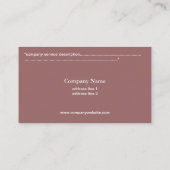  kleurrijke tuinbloemen visitekaartje (Achterkant)