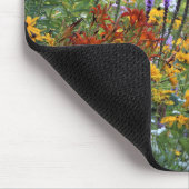 Kleurrijke tuinen langs de paden muismat (Hoek)