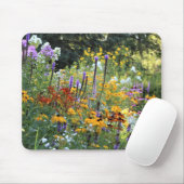 Kleurrijke tuinen langs de paden muismat (Met muis)