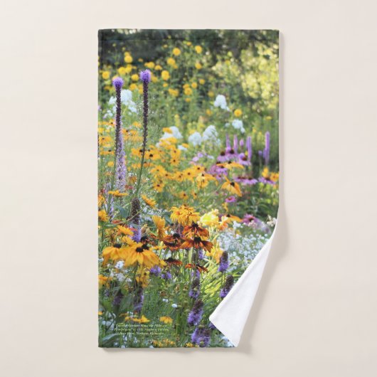Kleurrijke tuinen langs de weg! handdoek (Handdoek)