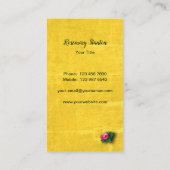 Kleurrijke tuinen visitekaartje (Achterkant)