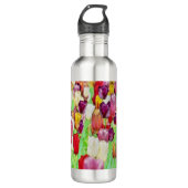 Kleurrijke tuintuin waterfles (Voorkant)