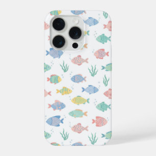 Kleurrijke Tulimet Tropische Vissen Patroon  iPhone 15 Pro Case