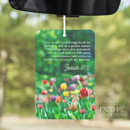 Kleurrijke Tulip Garden Bijbel Luchtverfrisser