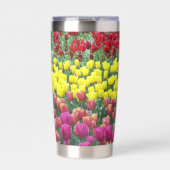 Kleurrijke Tulip Garden Floral Geïsoleerde Drinkbeker (Voorkant)