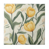 Kleurrijke Tulip Keramische Tegels Voor Badkamervl Tegeltje (Voorkant)