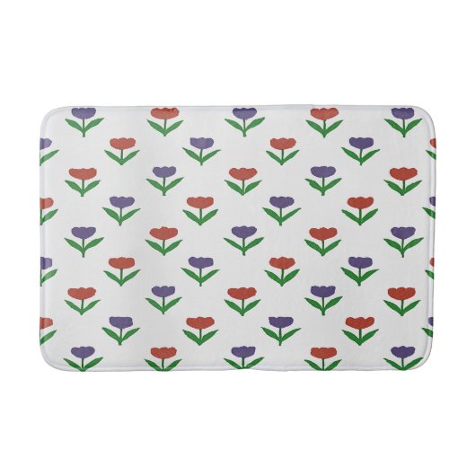 Kleurrijke Tulp Badmat (Voorkant)