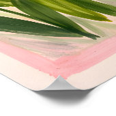 Kleurrijke Tulp Bloem Poster, Levendig Botanisch Poster (Hoek)