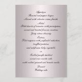 Kleurrijke Tulp Bloemen Bruiloft Menu Kaart (Achterkant)