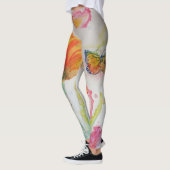 Kleurrijke Tulp Bloemen Waterverf Art Leggings (Links)