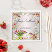 Kleurrijke Tulp Bloemig Papieren Servetten (Insitu)