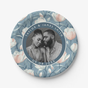 Kleurrijke tulp Borden voor de zomer bruiloft part Papieren Bordje