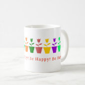 & Kleurrijke Tulp Koffie Mok (Voorkant rechts)
